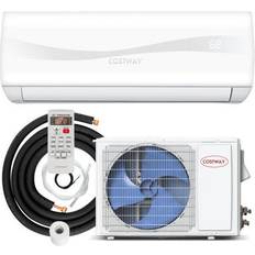 18000 btu air conditioners Costway 18000 BTU 19 SEER2 208-230V Ductless Mini Split Air Conditioner and Heater
