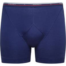 Blå - Herre Truser Jockey Cotton Midway Brief Navy bomull Herre