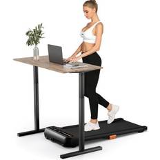 Walking treadmill under desk Costway Under Desk Walking Pad Treadmill for Home/Office with Watch-Like Remote Control