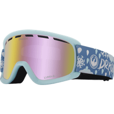 Dragon Lil Base Youth Fit 44mm Snow Goggles in Snow Dance/Pink Ion Snow Dance/ Pink Ion One