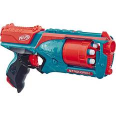 Foam Blasters Nerf Strongarm N-Strike Elite Toy Blaster with Rotating Barrel, Slam Fire, and 6 Official Elite Darts for Kids, Teens, and Adults Amazon Exclusive Orange