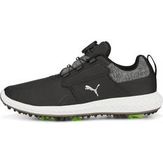 Puma Unisex Golf Shoes Puma Ignite Pwrcage Jrs Golf Shoes Black/Metallic Silver