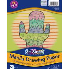 Sketch & Drawing Pads Art Street Drawing Paper 9 x 12 Inches Manila 50 Sheets