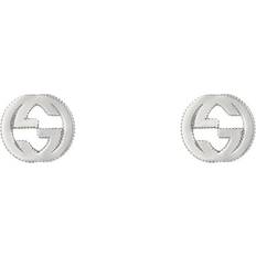 Gucci Women Earrings Gucci Interlocking Earrings - Silver