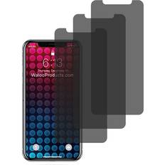 Screen Protectors Waloo Tempered Glass/Privacy/Anti-Blue Screen Protector for Phones 3-Pack 3 Pack Privacy Iphone 11/XR