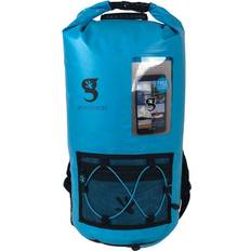 Polyester Bag Accessories Gecko brands Hydroner 20L Waterproof Backpack Neon Blue