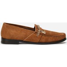 Dolce & Gabbana Herren Halbschuhe Dolce & Gabbana Suede Loafer Brown