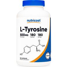 Nutricost L-Tyrosine, 500 mg 180