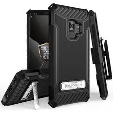 Cell phone holster Beyond Cell Tri-Shield Stand Strap Holster Case for Galaxy S9