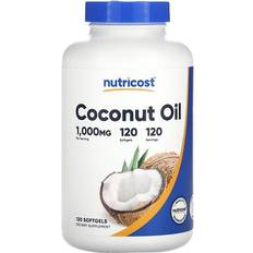 Ashwagandha Supplements Nutricost Coconut Oil Softgels 1000mg Coconut 120