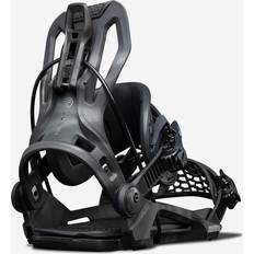 Snowboardbindungen reduziert Flow Fenix Plus Hybrid Mens Snowboard Bindings Gunmetal Black Sz 11-14