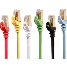 Micro Connectors, Inc 50 ft. CAT 7 SFTP 26AWG Double Shielded RJ45