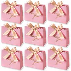 Pink Gift Bags: 24 Bulk Pack Small Gift Bags with Handle. Great for Gifts,  Wedding, Birthday, Shower, Love, Holiday, Party Favor, Treat, Goodie &  Special Occasions 