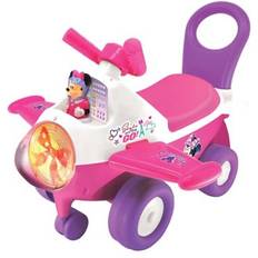 Disney Toys Disney Kiddieland Animated Lights: Minnie Mouse Activity Plane Push Toy Car