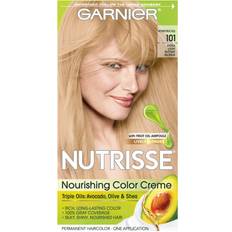 Color Bombs Garnier Nutrisse Nourishing Hair Color Creme with Triple Oils Blondes 101 Light Buttery Blonde 1 Kit