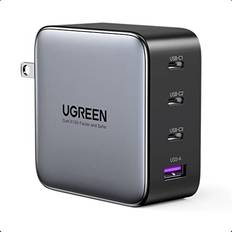 UGREEN 100W USB C Charger 4 Ports PD Fast GaN Charger Wall Charger Laptop Adapter for MacBook iPad iPhone Galaxy Steam Deck Dell XPS Google Pixelbook