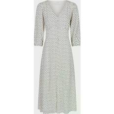 Kjoler Neo Noir Olana Mini Stitch Dress Off White