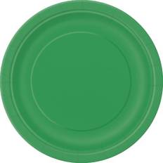 Unique Emerald Green Paper Dessert Plates Party Cake Plates Christmas Plates 8 Pack