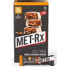 MET-Rx Big 100 Protein Bars, Vanilla Caramel Churro Bars, 30g