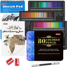 Shuttle Art 136 Colored Pencils , Soft Core Coloring Pencils Set, Carry  Case