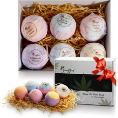 Bath Oils Life Hemp Oil Bath Bombs Gift Set Bubble Bath Kit Pure Essential