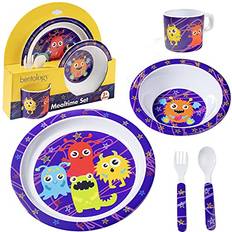 Baby Dinnerware Bentology Mealtime Feeding Set 5pcs Monster