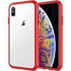 Apple iPhone XS Max Bumpers JeTech Case for iPhone Xs Max 6.5-Inch, Shock-Absorption Bumper Cover, Red