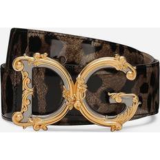 Gold - Women Belts Dolce & Gabbana DG Girls belt leo