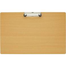 Clipboards & Display Stands Juvale Extra Large 11x17 Clipboard, Horizontal Wooden Lap Board with Low Profile Clip