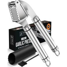 Stainless Steel Garlic Presses Orblue Mincer Peeler Garlic Press