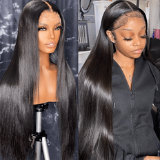 Hair Products UNice 13x4 HD Straight Glueless Lace Front Wigs 20 inch