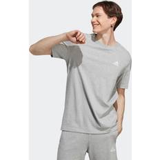 Oberteile reduziert Adidas Essentials Single Jersey Embroidered Logo T-shirt Herren Hellgrau