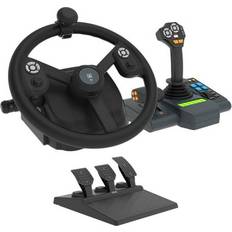 PC Ratt & Racingkontroller Hori Farming Vehicle Control System - Farm Sim Steering Wheel and Pedals