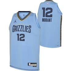 Sports Fan Apparel Jordan Nike Youth Memphis Grizzlies Ja #12 Blue Dri-FIT Swingman Jersey, Boys' Holiday Gift