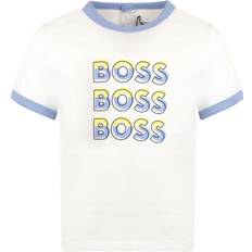 BOSS Kidswear embroidered-logo shirt - White