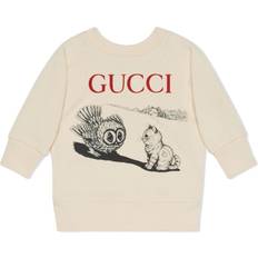 Gucci Baby Cat-Print Sweatshirt - Cream