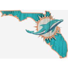 Foco Miami Dolphins Wood State Sign