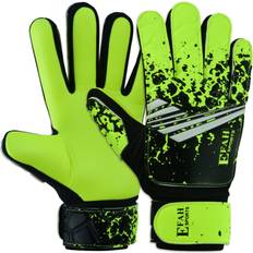 EFAH SPORTS EFAH SPORTS Soccer Goalkeeper Gloves for Kids Boys Children Youth Football Goalie Gloves with Super Grip Protection Palms Size Suitable for S-M Adult, Fluorescent Yellow