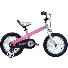 RoyalBaby Kids Bike Cubetube with Training Wheels Kickstand Bicycle - Pink Kids Bike