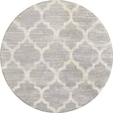 Lahome Moroccan Round Area Gray