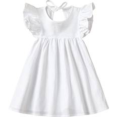  Goodplayer Toddler Baby Girl Dress Summer Cotton Linen