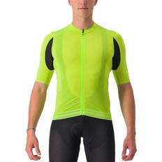 Castelli Herren Oberteile Castelli superleggera kurzarmtrikot schwarz fluo gelb