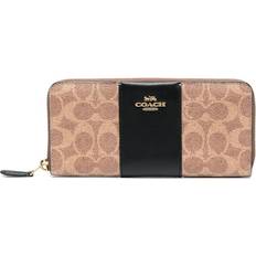 Coach monogram-print zip-around wallet