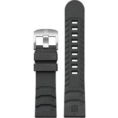 Men Watch Straps Luminox 3740 Dark Grey Bear Grylls Master Series Rubber Band