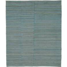 RugVista Kelim Modern 160x192 Grün, Türkis, Grau 160x192cm