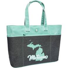 Beach Bags geckobrands Oversized Beach Tote, Men's, No Size, Mi State Word Hero Cyber Monday Deal