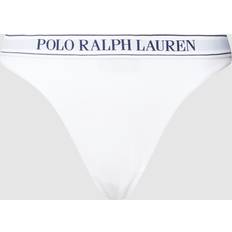 Polo Ralph Lauren Weiß Slips Polo Ralph Lauren Essentials Tanga, Logo-Bund, einfarbig, für weiß