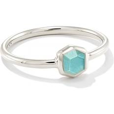 Kendra Scott Silver Rings Kendra Scott Davie Sterling Silver Band Ring in Aquamarine