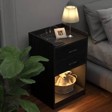 Nightstand with charging station • Compare prices »