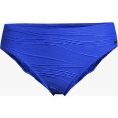 Dame - L Badebukser Fantasie Women's Beach Waves Mid Rise Bikini Brief Blue